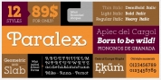 Paralex font download