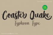 Coaster Quake font download