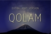 Qolam Extra Light font download