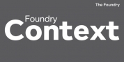 Foundry Context font download