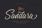 Sandara Script font download