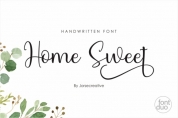 Home Sweet font download
