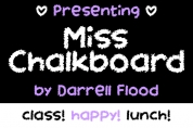 Miss Chalkboard font download