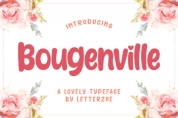 Bougenville font download
