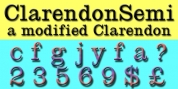 Clarendon Semi font download