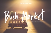 Bush Market Script font download