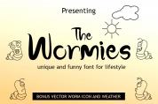 The Wormies font download