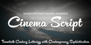 Cinema Script font download