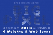 Big Pixel Dot font download