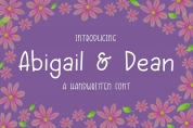 Abigail & Dean font download