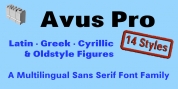 Avus Pro font download