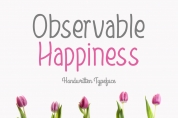 Observable Happiness font download