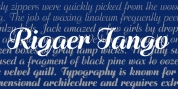 Rigaer Tango Pro font download