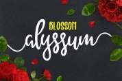 Alyssum Blossom font download
