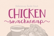 Chicken Snackwrap font download