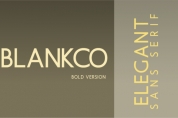 Blankco Bold font download