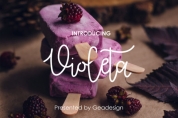 Violeta font download