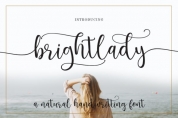 Brightlady font download