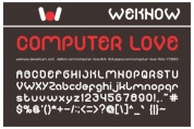 Computer Love font download