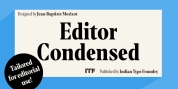 Editor Condensed font download