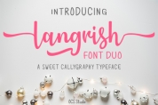 Langrish Duo font download