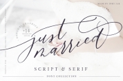 Just Married Duo font download