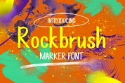 Rockbrush font download