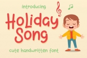 Holiday Song font download