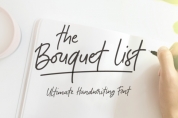 The Bouquet List font download