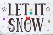 Let it Snow font download