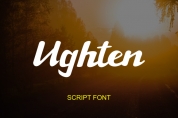 Ughten font download