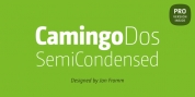 CamingoDos SemiCondensed font download