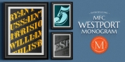 MFC Westport Monogram font download