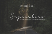 Signashine font download