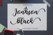 Jonhson Black font download