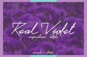 Real Violet font download