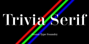Trivia Serif font download