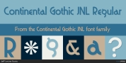 Continental Gothic JNL font download
