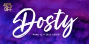 Dosty font download