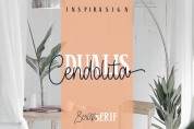 Cendolita Duo font download