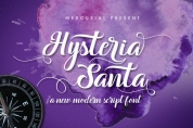 Hysteria Santa font download