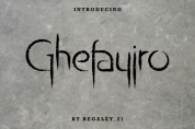 Ghefayjro font download