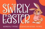 Swirly Easter font download