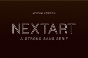 Nextart Outline Medium font download