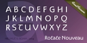 Rotate Nouveau font download