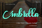 Umbrella font download
