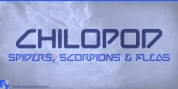 Chilopod font download