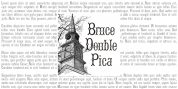 Bruce Double Pica font download