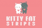 Kitty Fat Stripes font download