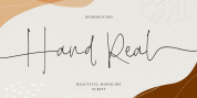 Hand Real font download